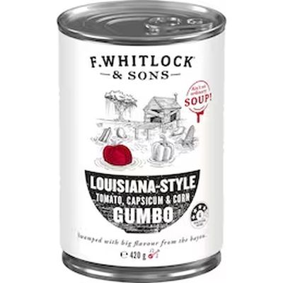 F. Whitlock & Sons Louisiana Style Gumbo - 260 mg sodium 