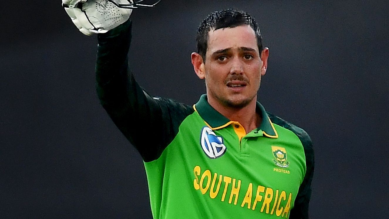 Quinton de Kock of South Africa.