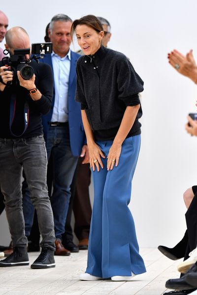 <p>Phoebe Philo, Celine, autumn/winter '17</p>
<p><strong>The look:</strong> Sunday morning style</p>