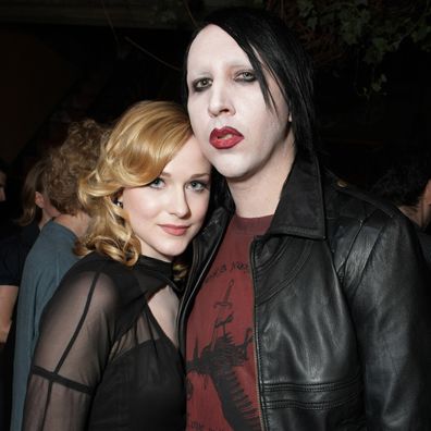 Evan Rachel Wood and Marilyn Manson in 2007