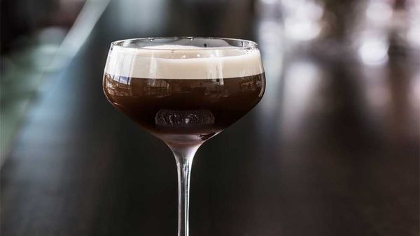 Salted coconut espresso martini