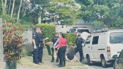 Police tracked down the teens to a street on the Gold Coast.