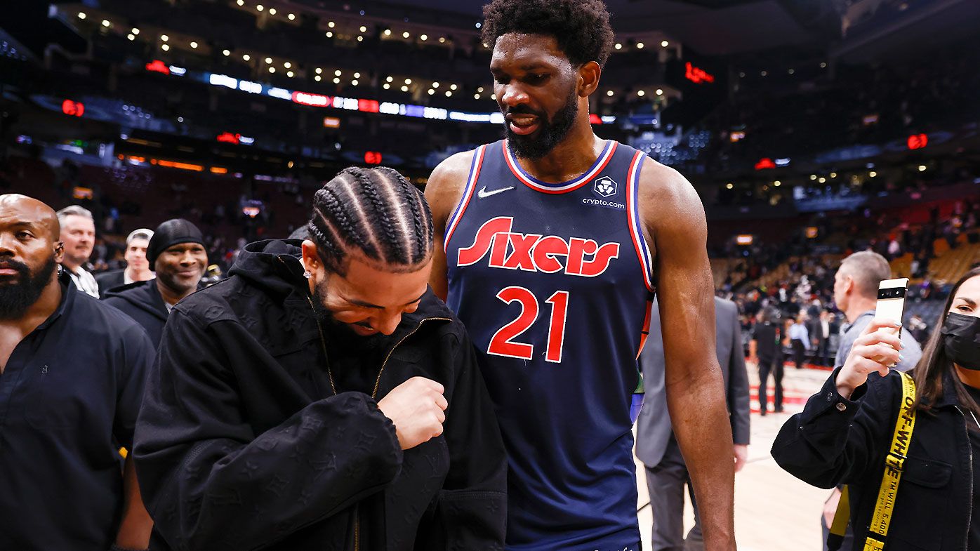'I'm coming for the sweep': 76ers star Joel Embiid taunts Toronto rapper Drake after game-winner