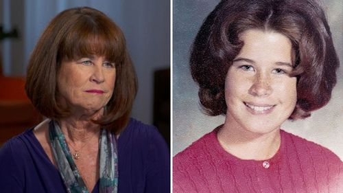 Dianne Lake pictured as a teenager (right) and now.