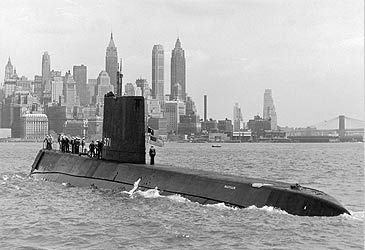 When was USS Nautilus, the first operational nuclear-powered submarine, launched?