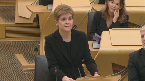 Scotland's First Minister Nicola Sturgeon