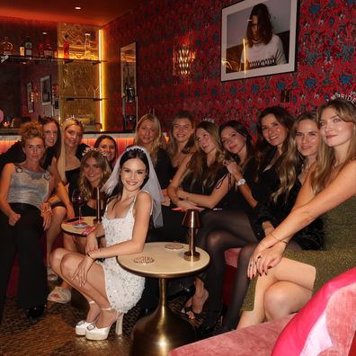 Holly Ramsay Peaty hen party