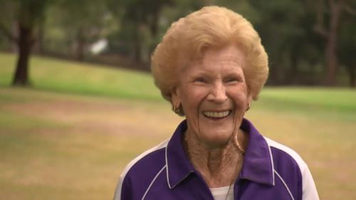 Joyce Willcox is smashing life- and golf balls- at 90 years old. (9NEWS)