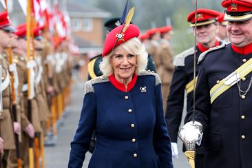 queen camilla military engagement