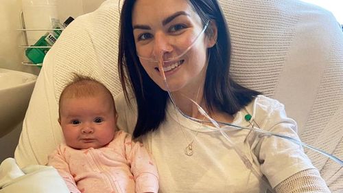 Emily Tindal said she had been experiencing respiratory problems after Eleni's birth, but her GP put it down to adult-onset asthma.