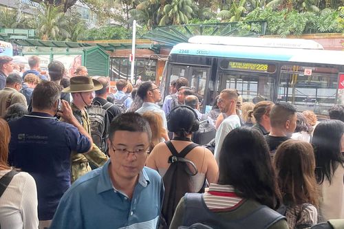 North Sydney train station chaos