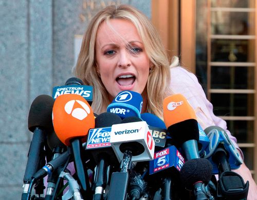 Daniels has claimed she had a one-night stand with the now-President. (AAP)