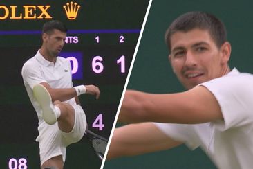 Alexei Popyrin saved a Novak Djokovic &#x27;penalty&#x27; in their third round Wimbledon match.