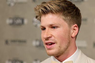 Robert Irwin is interviewed as he attends the Steve Irwin gala in May 2025