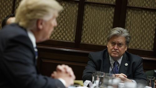 Former senior staff member Steve Bannon questioned Donald Trump's claim that Robert Mueller came to the White House looking for work.