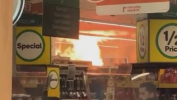 A massive fire has all but gutted a busy supermarket in South Australia.
