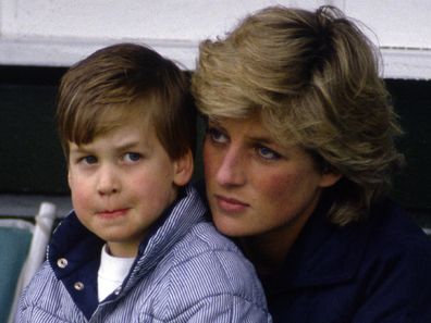 Prince William and Di