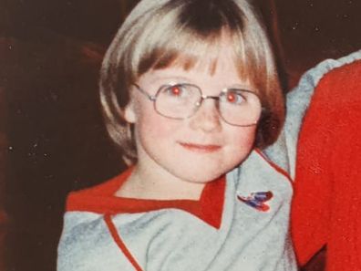 Kelly as a young child.