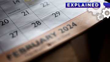 A calendar showing February 29.