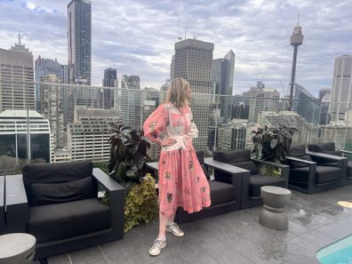 The rooftop pool at Pullman Sydney Hyde Park.