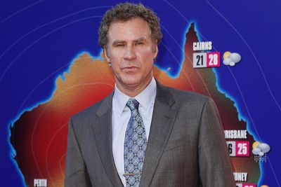 Will Ferrell keeping guests updated on the weather