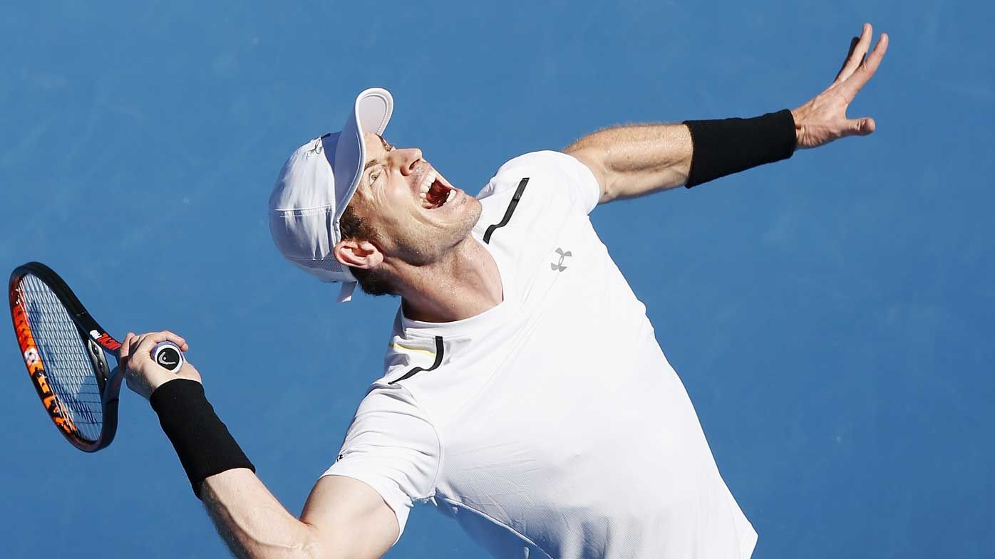 Andy Murray at the Australian Open.