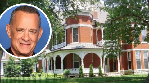 Hollywood, including Tom Hanks, came to small town USA, and made this Victorian house a star in its own right.