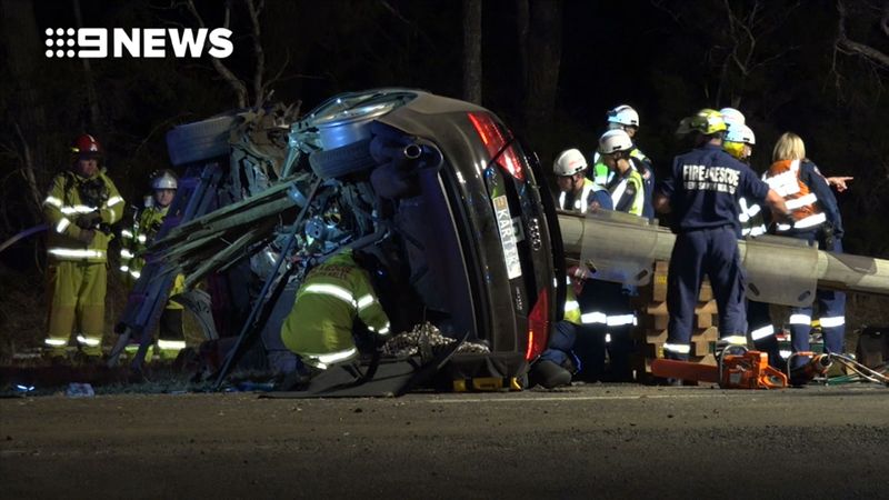 Man dies after car hits power pole in Sydney’s northwest | Nine.com.au