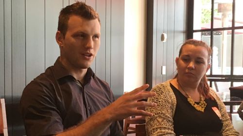 Jeff Horn and wife Jo are excited to welcome their first child. (AAP)