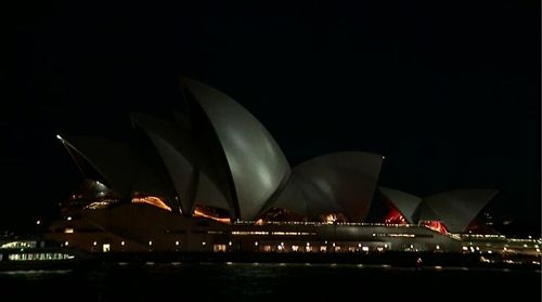 Protesters have targeted the planned projection of The Everest horse race colours and numbers onto the sails of the Sydney Opera House.