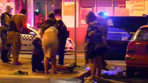 Police are continuing to investigate the cause of the brawl. (9NEWS)