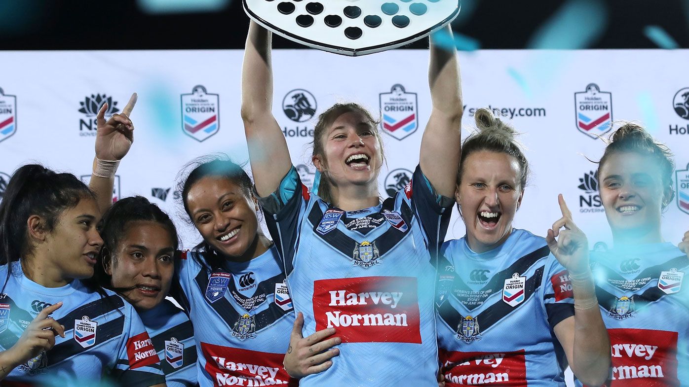 NSW claim the 2019 Women&#x27;s State of Origin. (Getty)