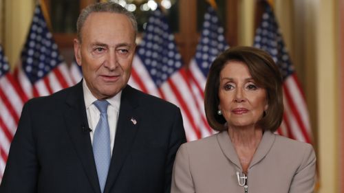 Chuck Schumer and Nancy Pelosi urged Mr Trump to end the shutdown.