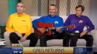 Greg Page, Anthony Field and Jeff Fatt on the Today couch in 2012.