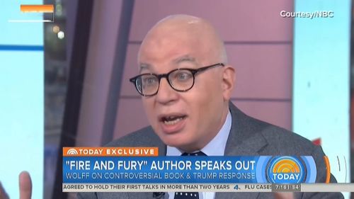 Michael Wolff has spoken to NBC's Today morning program. (NBC)