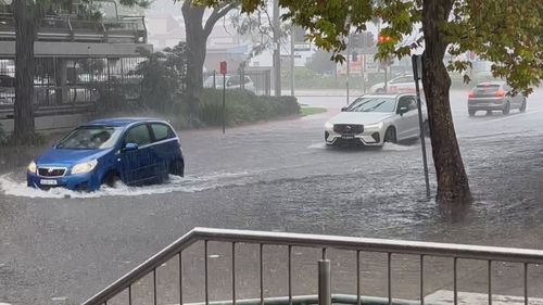 Wollongong CBD flooding