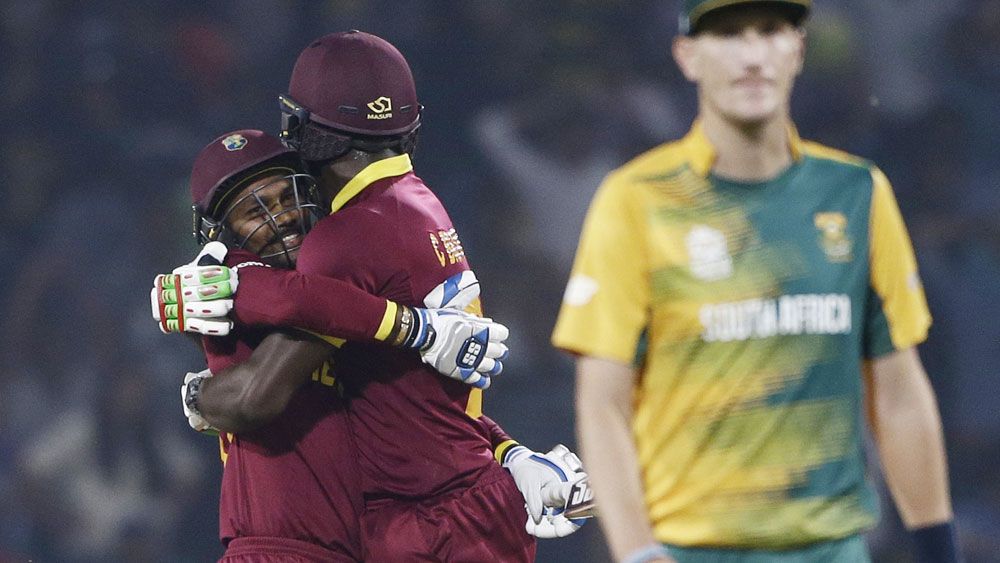 Windies advance, Proteas on the brink