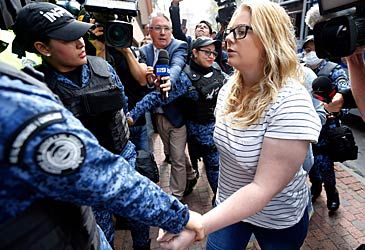 How long has Cassie Sainsbury been sentenced to prison for in Colombia?