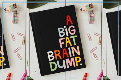 9PR: Write to Me x Rachel Castle Brain Dump Notebook Journal 