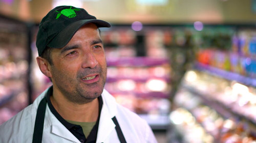 Butcher Serge Cancado﻿ sells a tonne of chicken every day to keep up with a five-fold increase over the last 50 years.