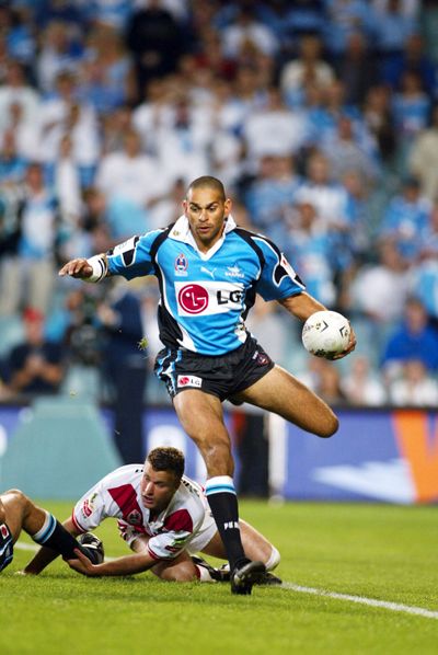 <strong>10. David Peachey –
117 tries for Cronulla and South Sydney 1994-2007</strong><br>