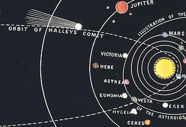 How often is Halley's Comet visible from Earth with the naked eye?