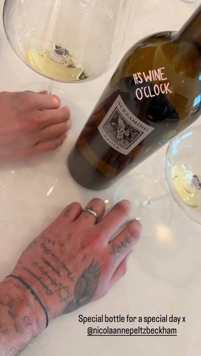 Brooklyn Beckham wine for Nicola Peltz birthday