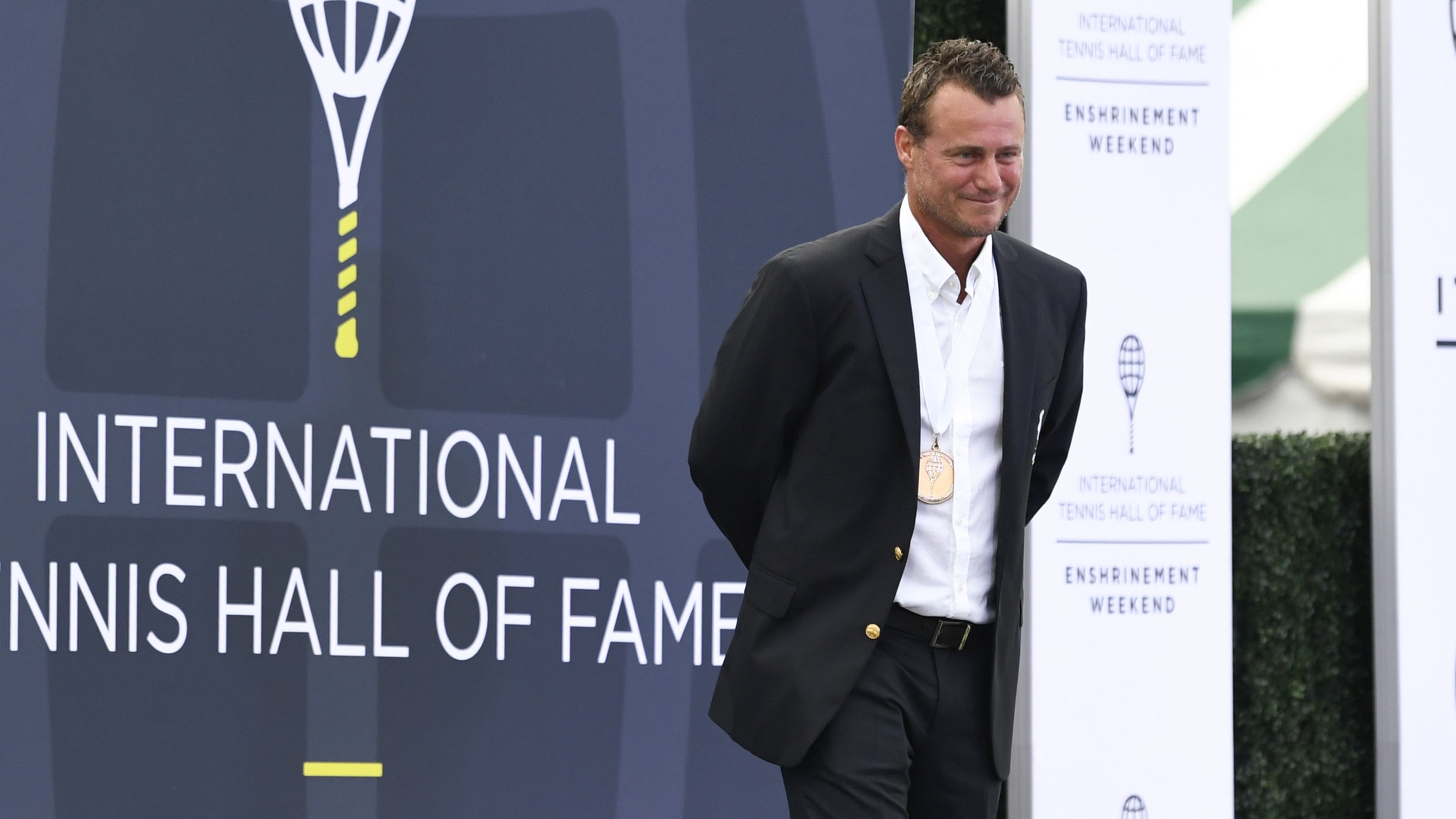 Lleyton Hewitt inducted into the International Tennis Hall of Fame