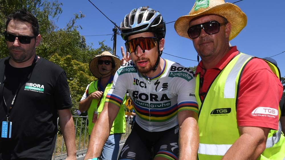 Sagan claims Tour stage in extreme heat