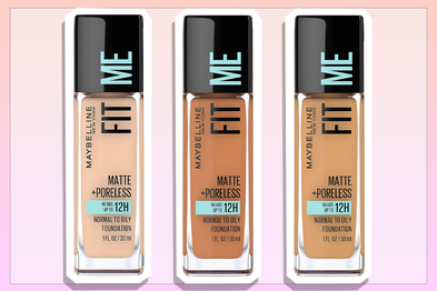 9PR: Maybelline Fit Me Matte + Poreless Mattifying Liquid Foundation, Creamy Beige, Classic Tan and Golden Caramel