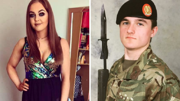Soldier attacked girlfriend