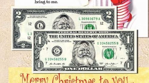 'Santa Dollars' are legal currency in the US