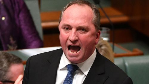  Barnaby Joyce has told parliament he may be a citizen of New Zealand (AAP Image/Mick Tsikas).