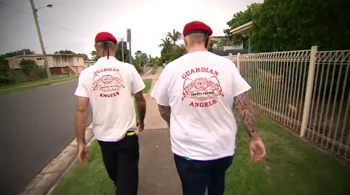 The Guardian Angels are not vigilantes, saying they don't go around looking for trouble or chasing criminals.